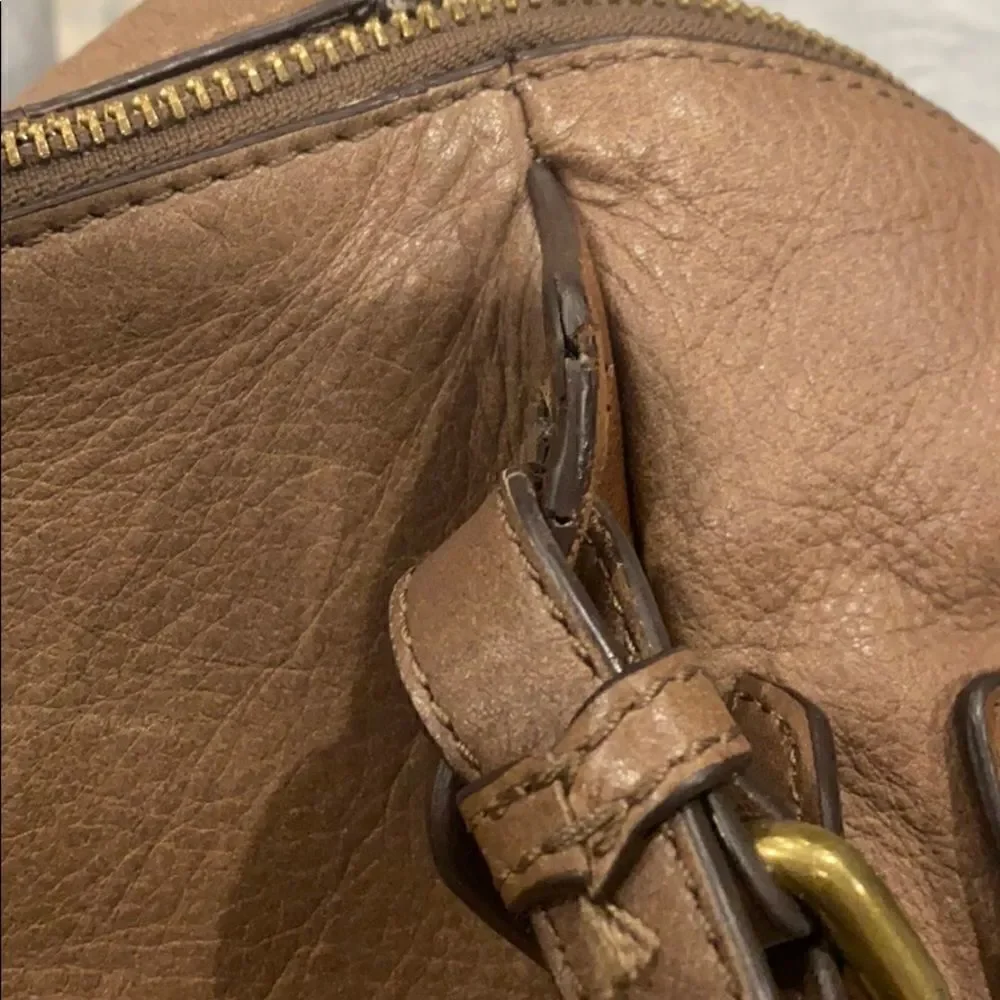 Kooba Leather Barkley Satchel in 'Naked'
